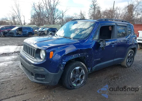 2017 Jeep Renegade Sport 4X4 from USA, damaged, VIN ZACCJBAB6HPG26065